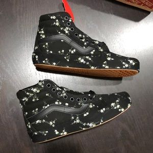 vans midnight floral